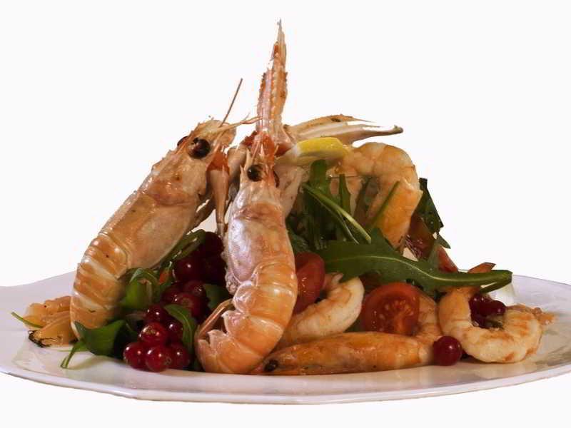 Hotel Vittoria Песаро Екстериор снимка A prawn salad